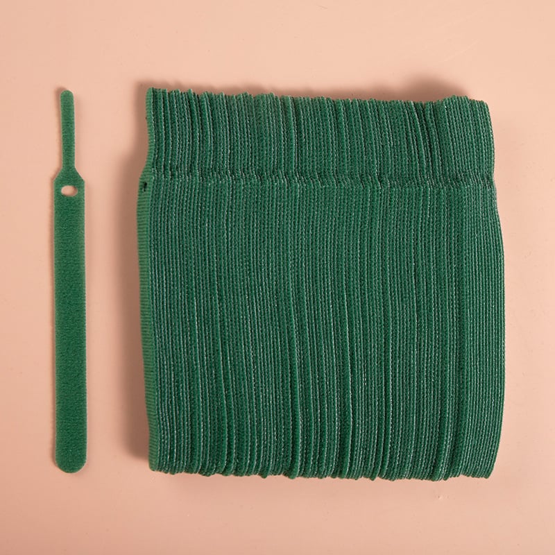 Velcro кабелни ленти, 50 бр, самозалепващи, нейлон-полиестер 50/50, за кабели за данни и компютърни кабели, организатор за кабели