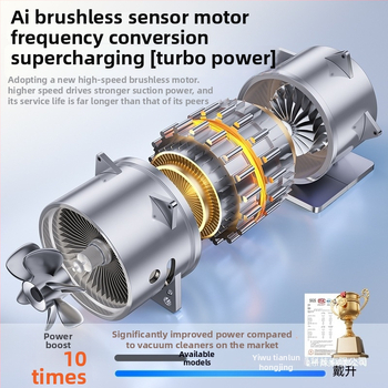 Безжична прахосмукачка за автомобил – висока всмукателна мощност, 90W, 20000Pa, презареждаща се