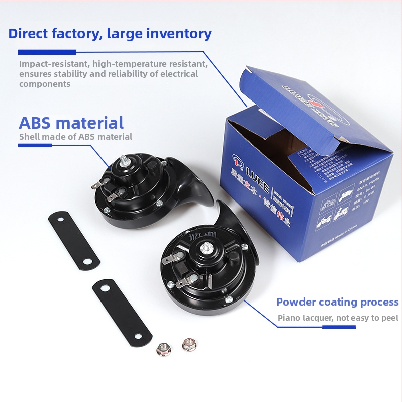 Liwei snail horn za automobile – 12 Horn, 12/48/60V, 30W, 8Ω, 100dB