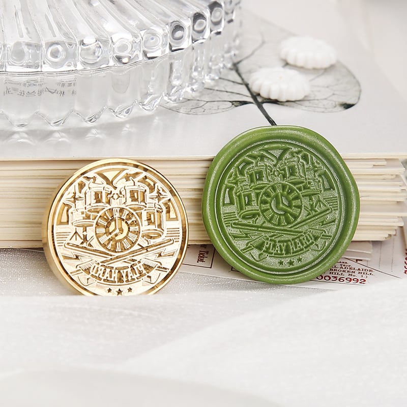 Vaska zīmogs ar vara galvu, mūzikas nots motīvs, vokālā sērija