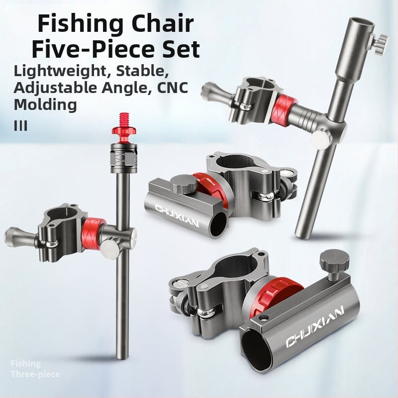 Qianrui аксесоари за риболовно столче – алуминиева сплав компоненти, тричленен комплект, произведено в Китай