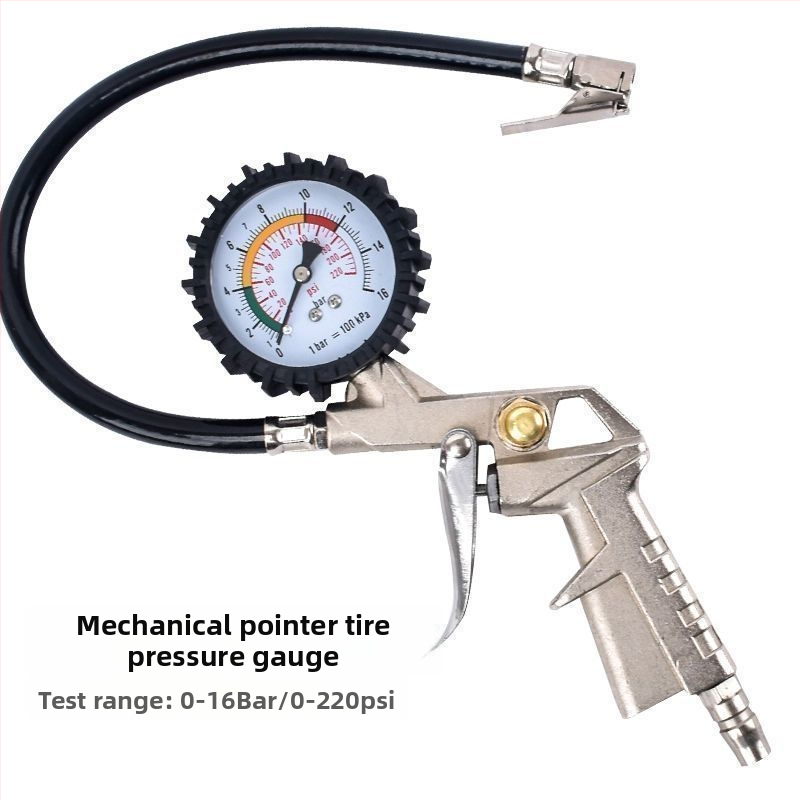 Μετρητής πίεσης ελαστικών αυτοκινήτου και πιστόλι φουσκώματος – Υψηλής ακρίβειας μέτρηση πίεσης για αυτοκίνητα και μοτοσυκλέτες