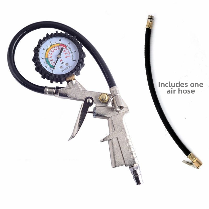 Μετρητής πίεσης ελαστικών αυτοκινήτου και πιστόλι φουσκώματος – Υψηλής ακρίβειας μέτρηση πίεσης για αυτοκίνητα και μοτοσυκλέτες