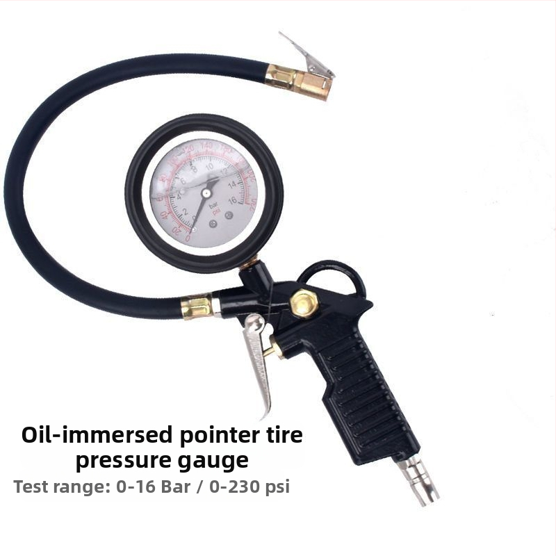 Μετρητής πίεσης ελαστικών αυτοκινήτου και πιστόλι φουσκώματος – Υψηλής ακρίβειας μέτρηση πίεσης για αυτοκίνητα και μοτοσυκλέτες