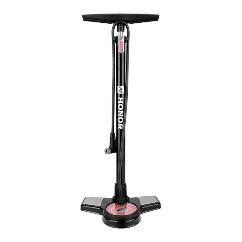 Onai augstas spiediena velosipēdu sūknis ar manometru, dzelzs pneimatiskais cilindrs, pielāgota apstrāde, licencēta privātā zīmola