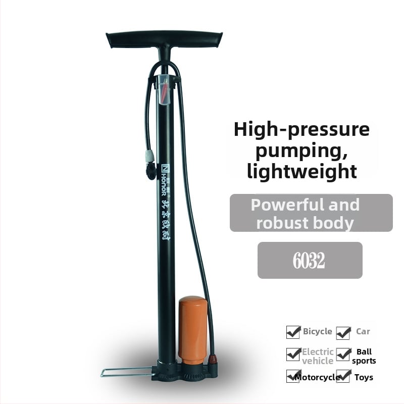 Onai augstas spiediena velosipēdu sūknis ar manometru, dzelzs pneimatiskais cilindrs, pielāgota apstrāde, licencēta privātā zīmola