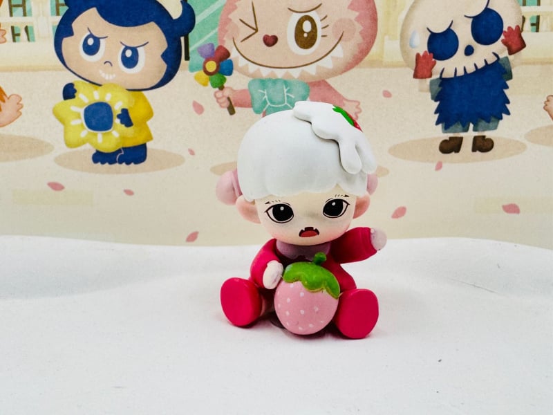 Resiinist DIY võtmehoidja figuur – puuviljade teema, 14+, mitte-elektriline, puurimiseks valmis