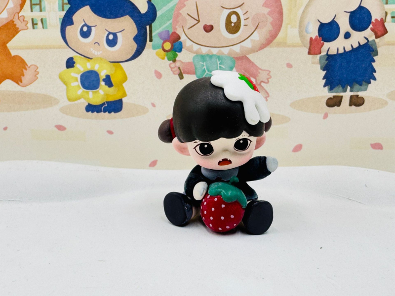 Resiinist DIY võtmehoidja figuur – puuviljade teema, 14+, mitte-elektriline, puurimiseks valmis