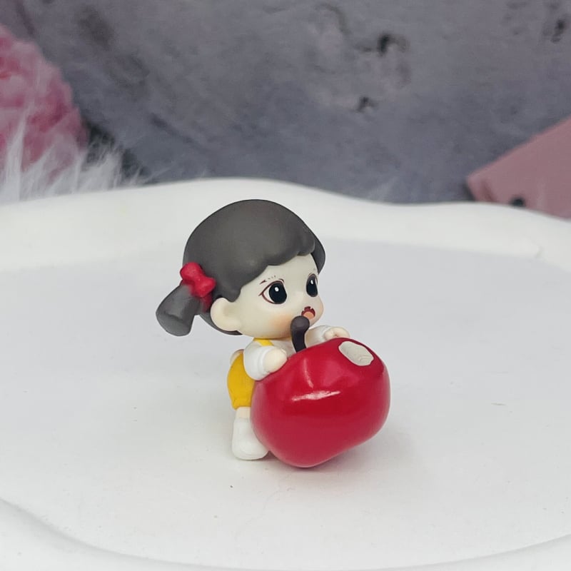 Resiinist DIY võtmehoidja figuur – puuviljade teema, 14+, mitte-elektriline, puurimiseks valmis