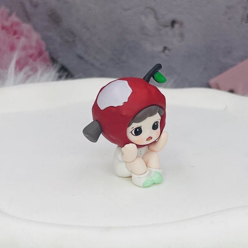 Resiinist DIY võtmehoidja figuur – puuviljade teema, 14+, mitte-elektriline, puurimiseks valmis