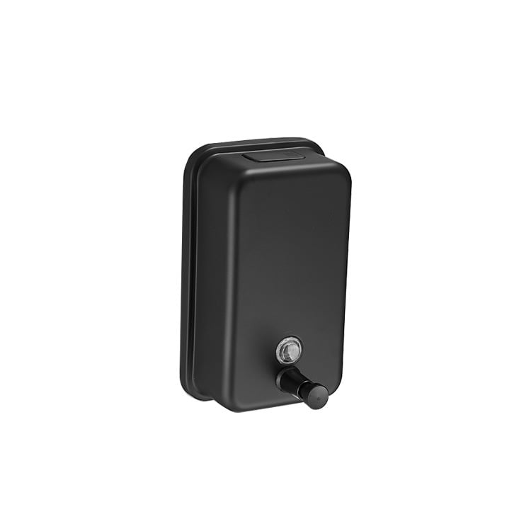 Диспенсър за сапун и шампоан, стенен, ръчно натискан, 304 неръждаема стомана, фино покритие с електроплакиране, стил лек лукс