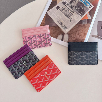 Κάτοχος καρτών με πολλαπλές θήκες, ultra-λεπτός και συμπαγής, υλικό PU, ριγέ σχέδιο, κατάλληλο για άνδρες και γυναίκες