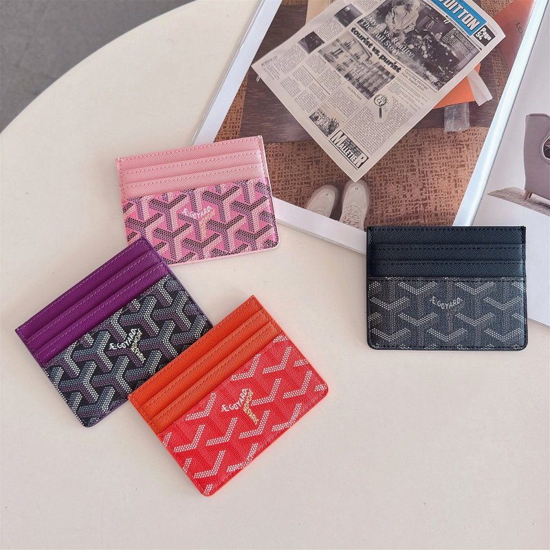 Κάτοχος καρτών με πολλαπλές θήκες, ultra-λεπτός και συμπαγής, υλικό PU, ριγέ σχέδιο, κατάλληλο για άνδρες και γυναίκες