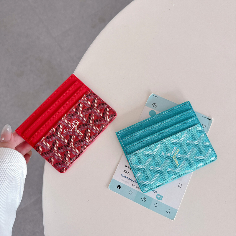 Κάτοχος καρτών με πολλαπλές θήκες, ultra-λεπτός και συμπαγής, υλικό PU, ριγέ σχέδιο, κατάλληλο για άνδρες και γυναίκες