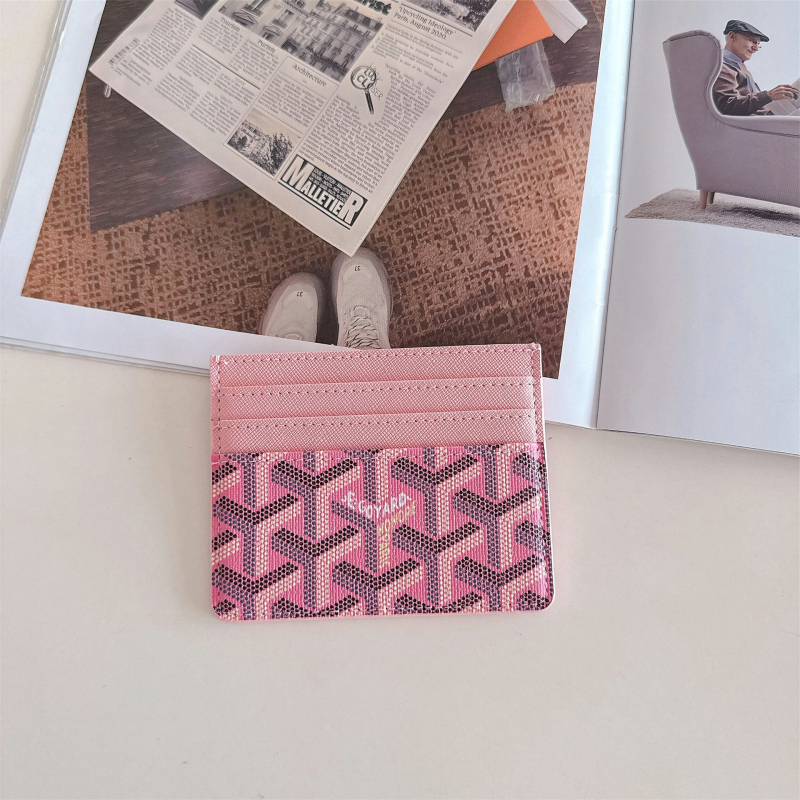 Κάτοχος καρτών με πολλαπλές θήκες, ultra-λεπτός και συμπαγής, υλικό PU, ριγέ σχέδιο, κατάλληλο για άνδρες και γυναίκες