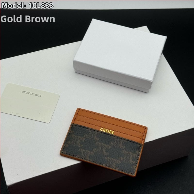 Καρτοθήκη από γνήσιο δέρμα κορυφαίας ποιότητας με μοτίβο γραμμάτων — Ευρωπαϊκό-Αμερικανικό ρετρό στυλ