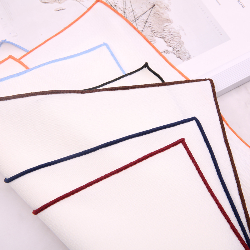 Kabatas lakatiņš no kokvilnas, vienkrāsains, jacquard, stilīgs