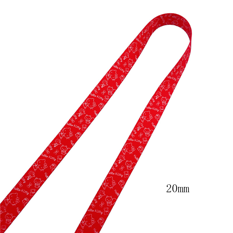 Lančić za telefon – dvostrani poliester, karikaturna termotransfer tisak, Spinning Ribbon