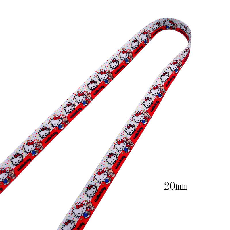 Lančić za telefon – dvostrani poliester, karikaturna termotransfer tisak, Spinning Ribbon