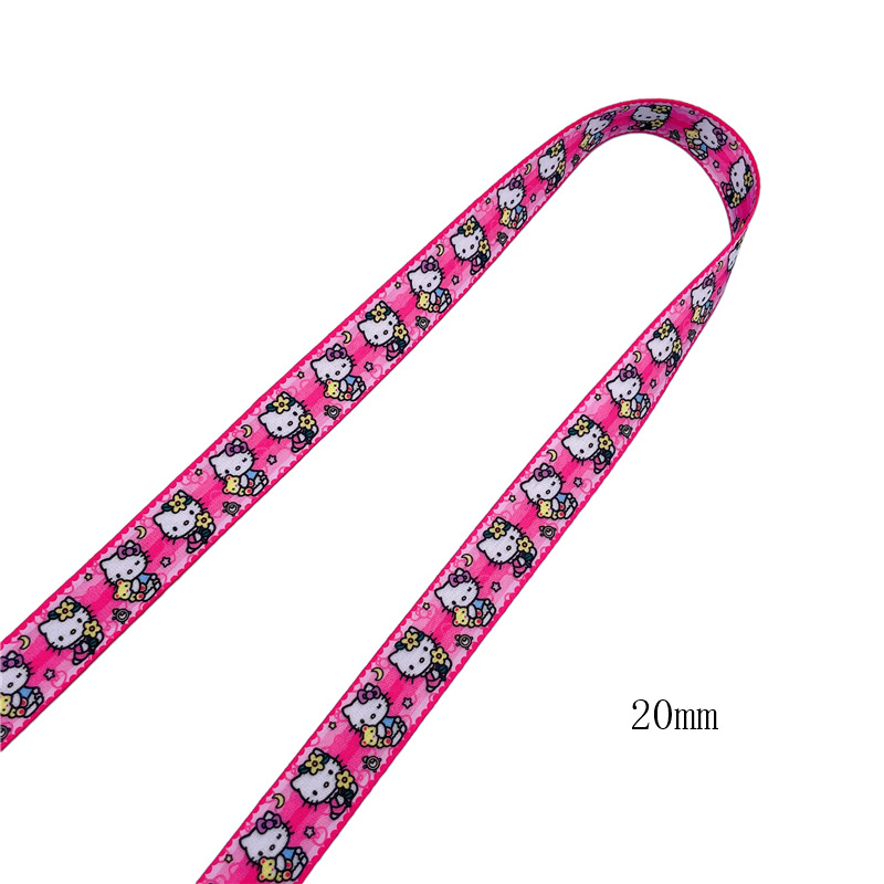 Lančić za telefon – dvostrani poliester, karikaturna termotransfer tisak, Spinning Ribbon