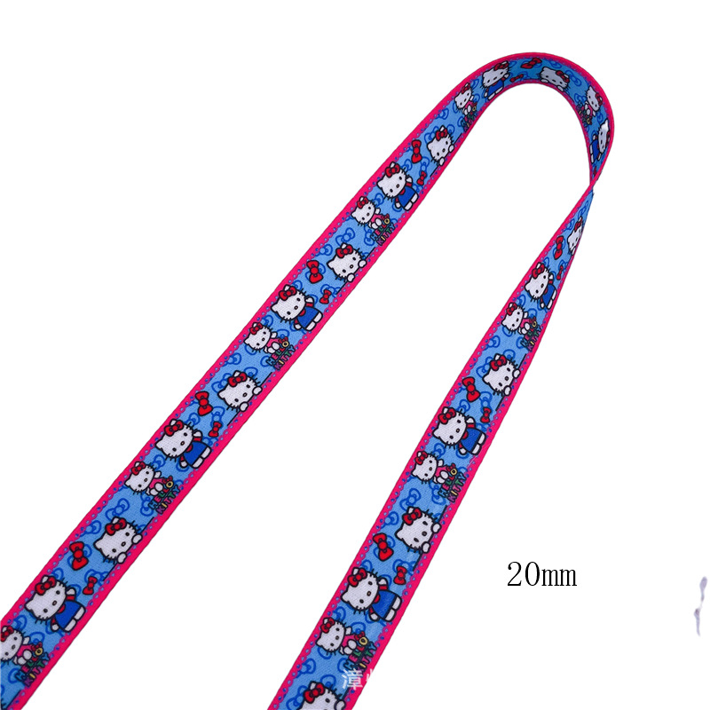 Lančić za telefon – dvostrani poliester, karikaturna termotransfer tisak, Spinning Ribbon