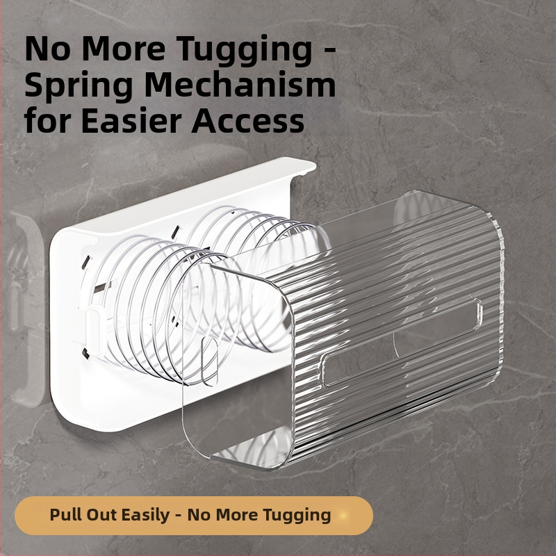 Sienas salvetēm paredzēta kaste, plastmasas, ūdensizturīga, daudzfunkcionāla, uzstādīšana bez urbumiem