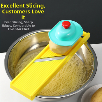 Многофункционален резач за зеленчуци; неръждаема стомана; модерен минималистичен стил; 2025 г. на пазара; многофункционалност