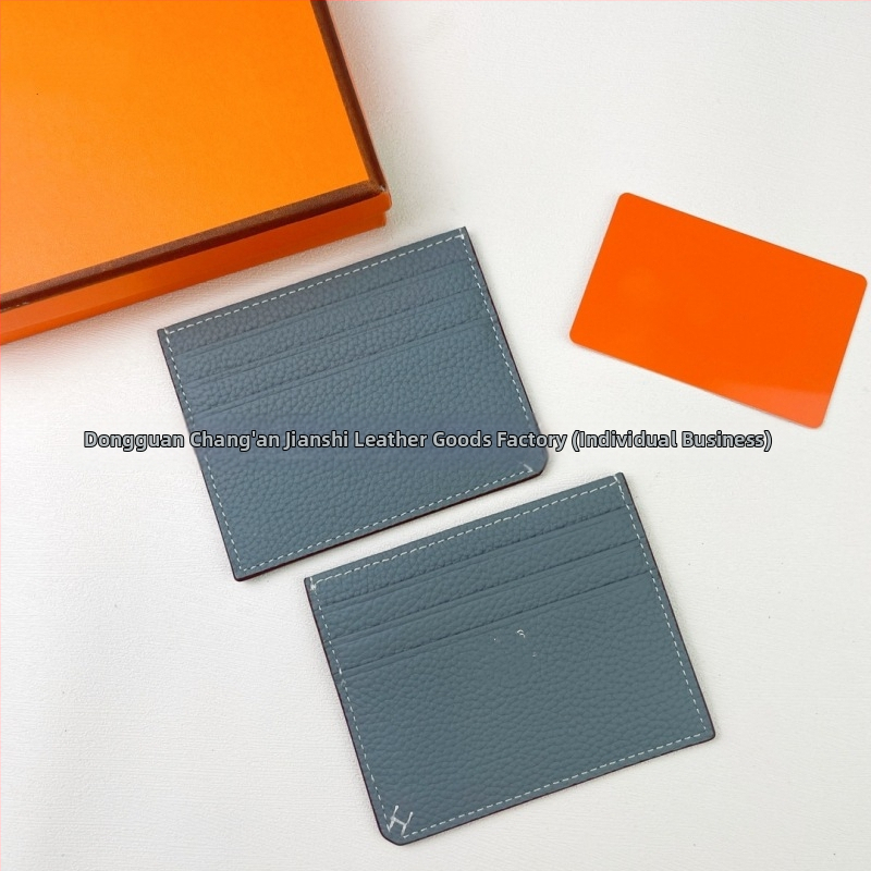 Καρτοθήκη από γνήσιο δέρμα με πολλές θήκες για κάρτες, επένδυση από βοδινό δέρμα, Unisex, Άνοιξη 2025, Αντιβακτηριακό