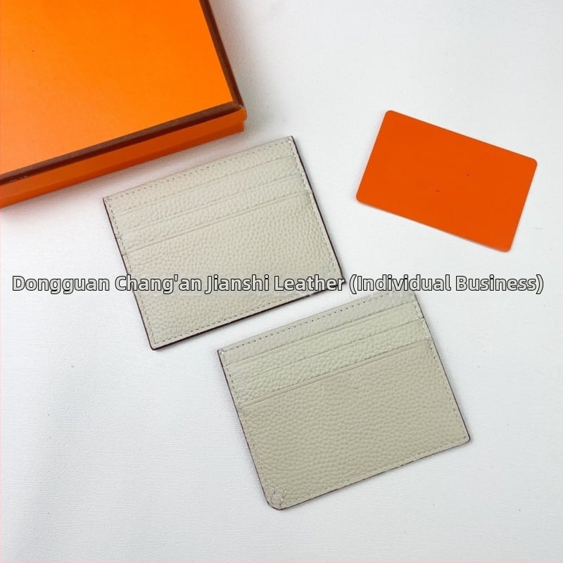 Καρτοθήκη από γνήσιο δέρμα με πολλές θήκες για κάρτες, επένδυση από βοδινό δέρμα, Unisex, Άνοιξη 2025, Αντιβακτηριακό