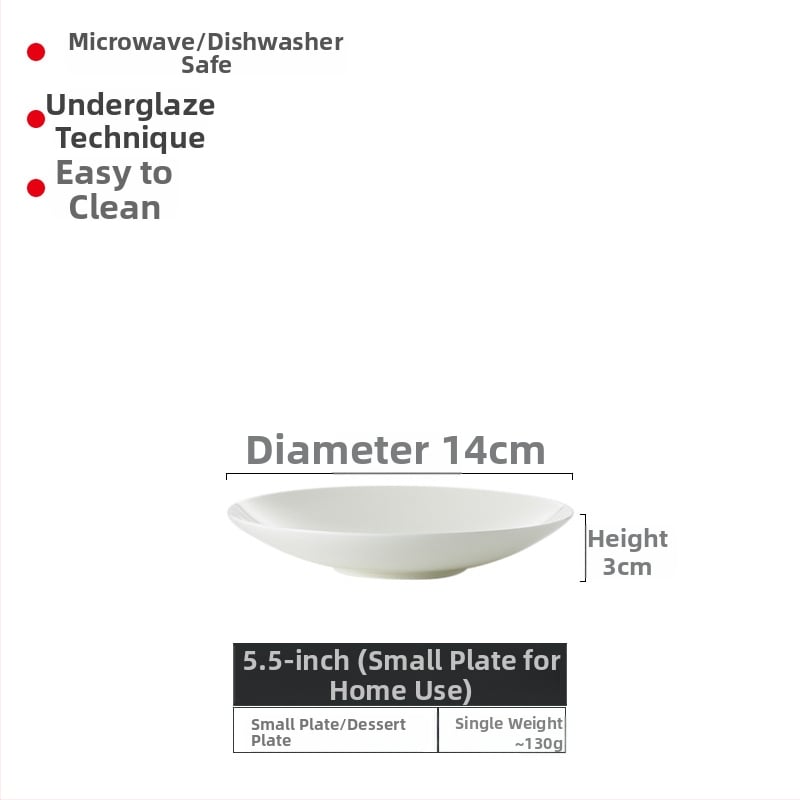 Zdjela za ramen od Jingdezhen bone china, okruglog oblika, underglaze završna obrada, pogodna za mikrovalnu pećnicu