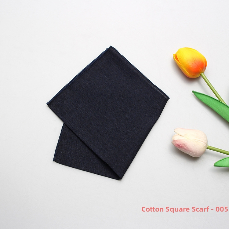 Kabatas lakatiņš no kokvilnas džakarda, pruhots un vienkrāsains raksts, vīrietim, Ler zīmols, pavasaris 2023