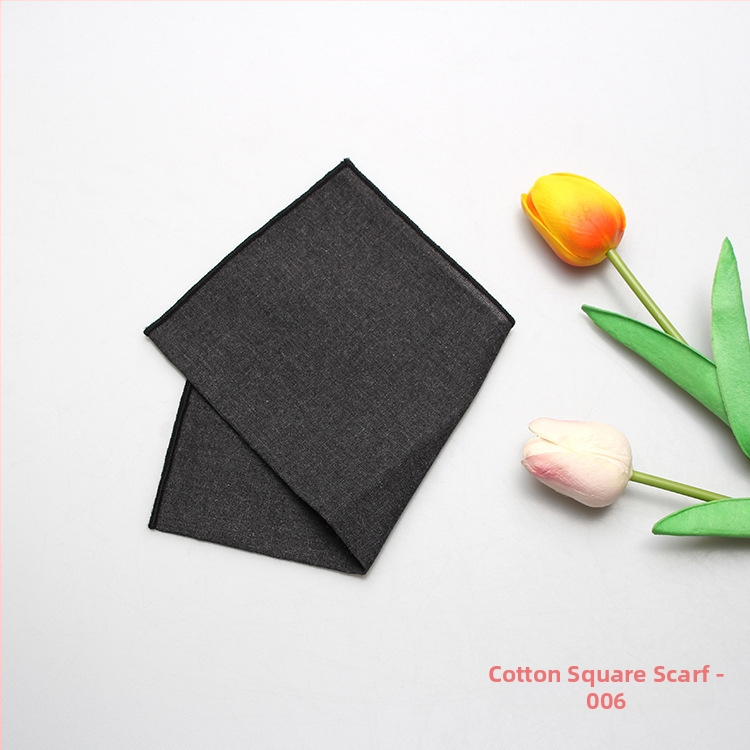 Kabatas lakatiņš no kokvilnas džakarda, pruhots un vienkrāsains raksts, vīrietim, Ler zīmols, pavasaris 2023