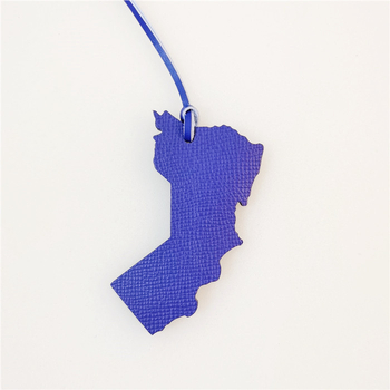 Somas piekariņš ar Omānas kartes dizainu – īsta āda