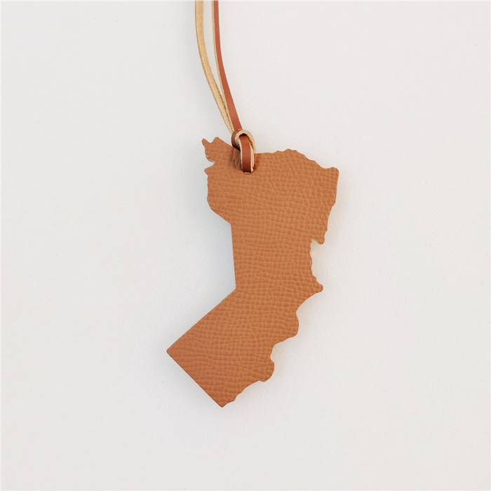 Somas piekariņš ar Omānas kartes dizainu – īsta āda