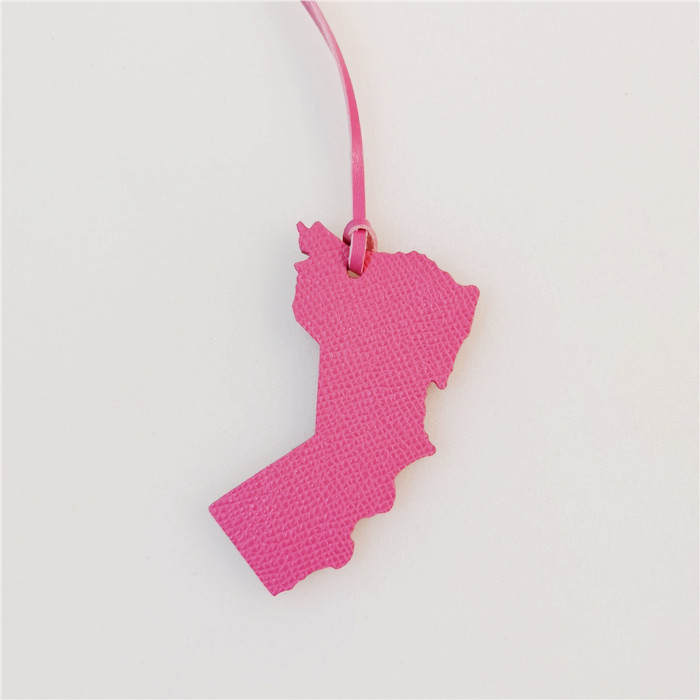 Somas piekariņš ar Omānas kartes dizainu – īsta āda