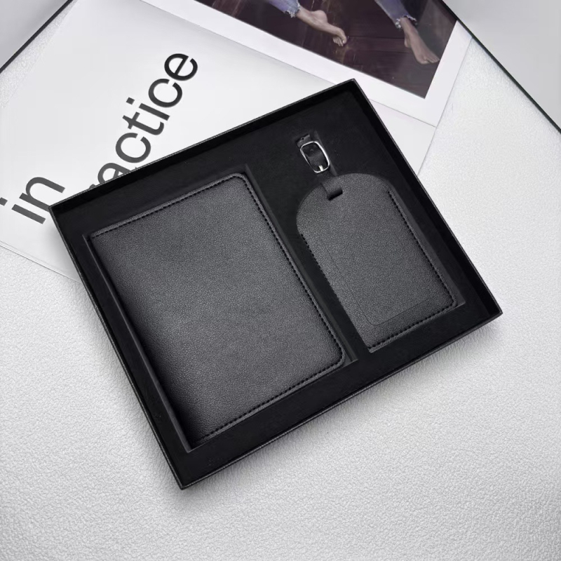 Σετ κάλυμμα διαβατηρίου και ετικέτα αποσκευών – υλικό PU, unisex, αδιάβροχο, αντιβακτηριακό, εξαιρετικά ελαφρύ, ανθεκτικό στη φθορά