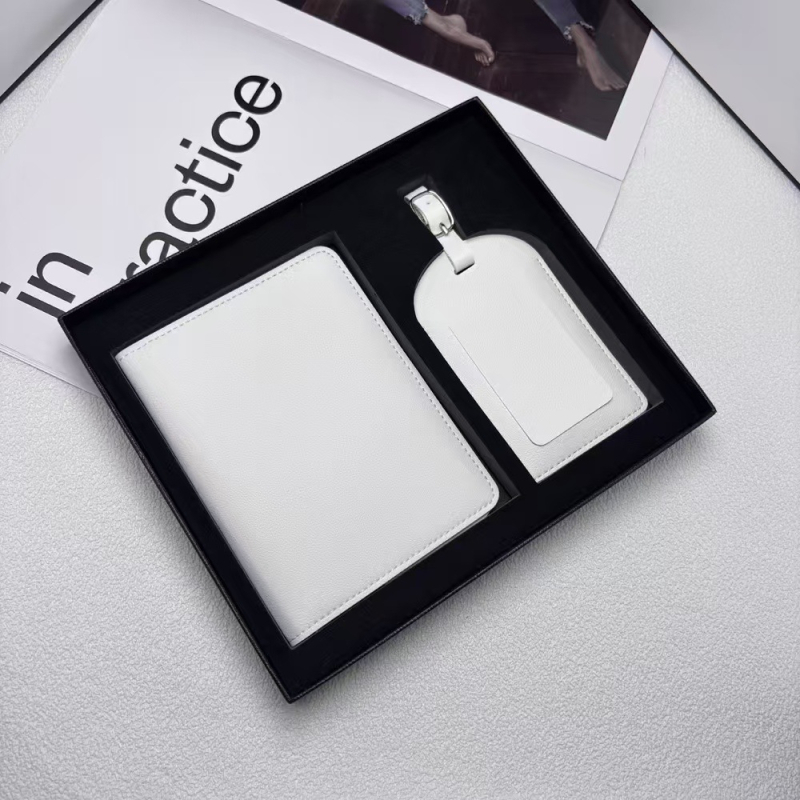 Σετ κάλυμμα διαβατηρίου και ετικέτα αποσκευών – υλικό PU, unisex, αδιάβροχο, αντιβακτηριακό, εξαιρετικά ελαφρύ, ανθεκτικό στη φθορά