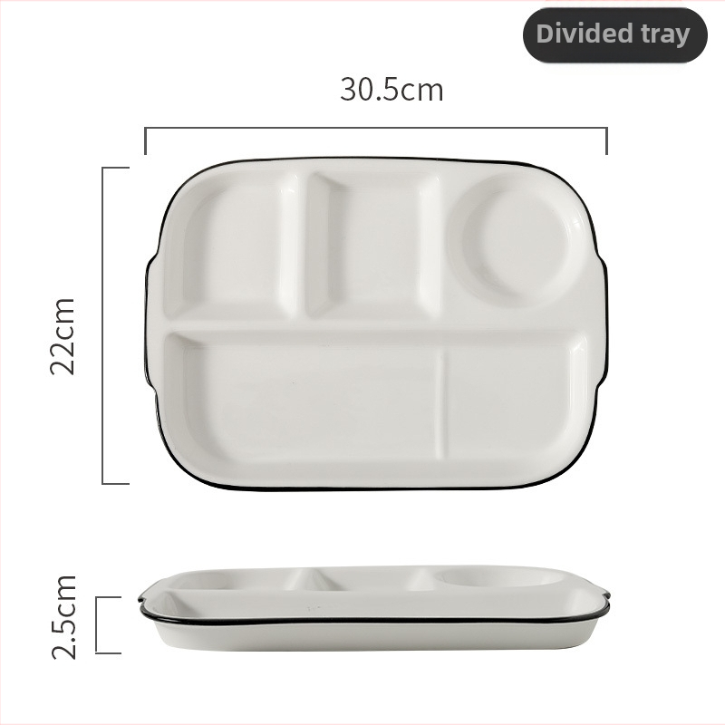 Porcelánová delená miska na porcie, nepravidelný tvar, mikrovlnná rúra, farba pod glazúrou, možnosť loga