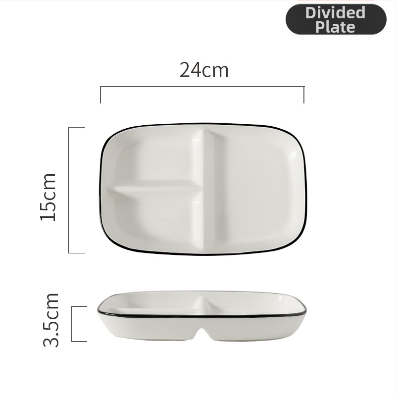 Porcelánová delená miska na porcie, nepravidelný tvar, mikrovlnná rúra, farba pod glazúrou, možnosť loga