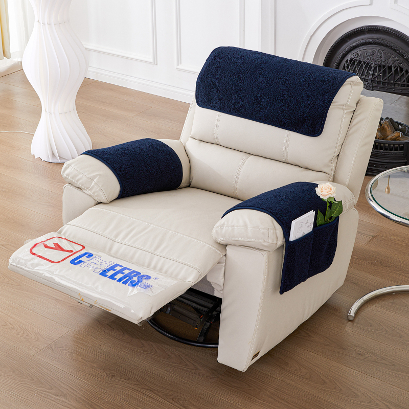 Комплект възглавници за диван: възглавница за глава и възглавници за подлакътници, 3 части с торба за съхранение, за единичен диван; полиестер; минималистичен стил; машинно пране; антихлъзгащи се