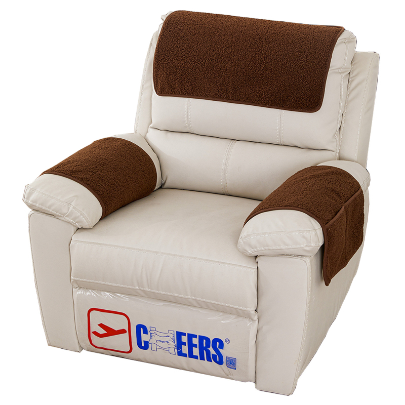 Комплект възглавници за диван: възглавница за глава и възглавници за подлакътници, 3 части с торба за съхранение, за единичен диван; полиестер; минималистичен стил; машинно пране; антихлъзгащи се