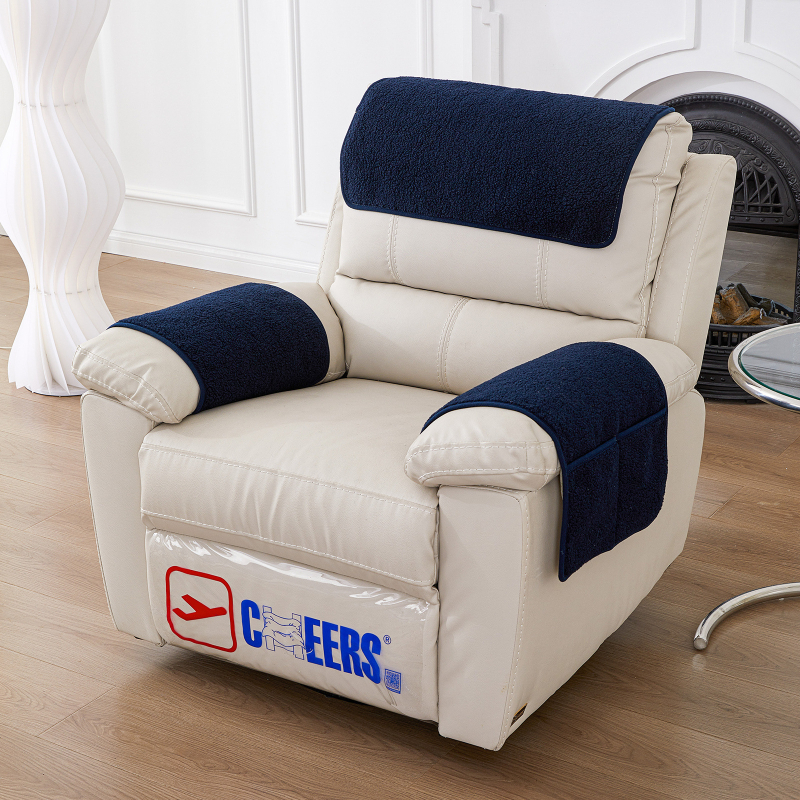 Комплект възглавници за диван: възглавница за глава и възглавници за подлакътници, 3 части с торба за съхранение, за единичен диван; полиестер; минималистичен стил; машинно пране; антихлъзгащи се