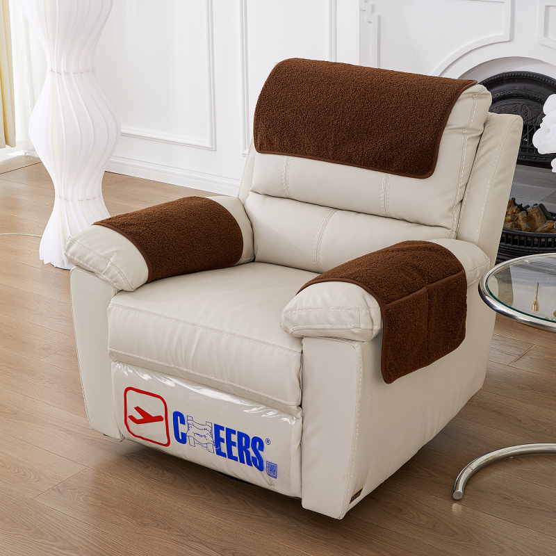 Комплект възглавници за диван: възглавница за глава и възглавници за подлакътници, 3 части с торба за съхранение, за единичен диван; полиестер; минималистичен стил; машинно пране; антихлъзгащи се