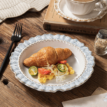 Junpin porcelánový set na kávu s podšálkami, okrúhly tvar, ľahký luxusný štýl, vhodný do mikrovlnky