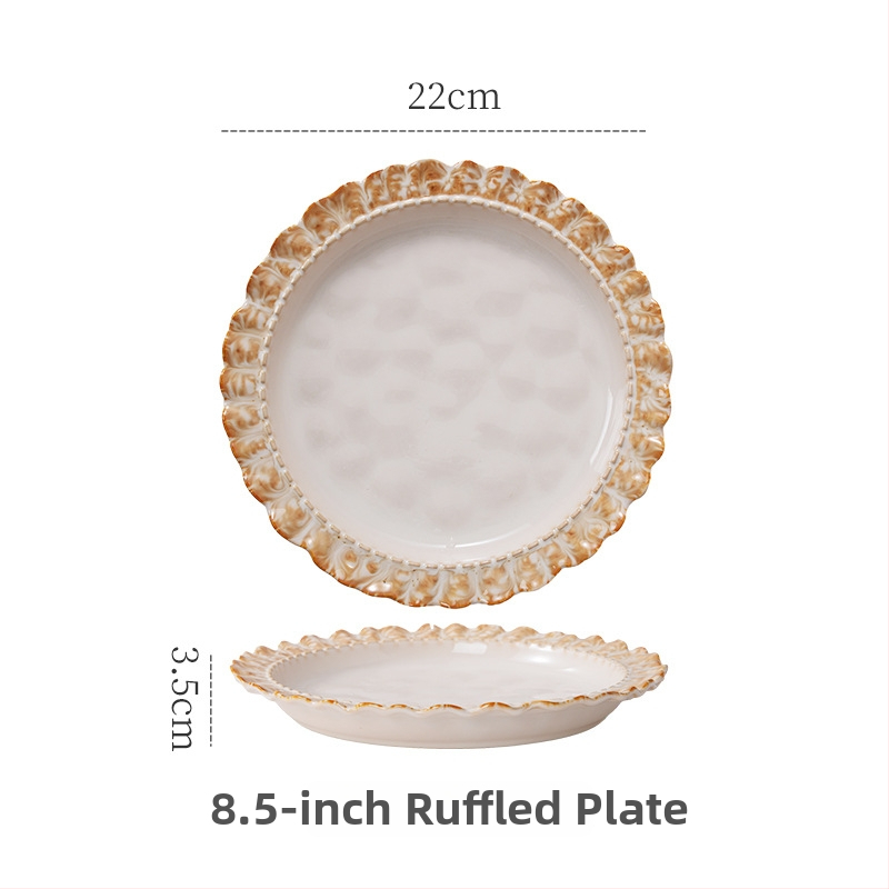 Junpin porcelánový set na kávu s podšálkami, okrúhly tvar, ľahký luxusný štýl, vhodný do mikrovlnky