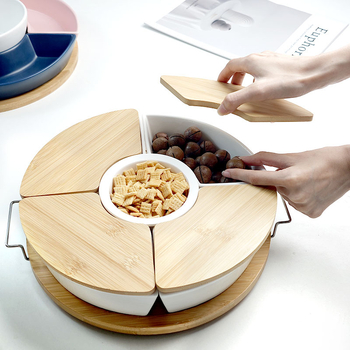 Porcelanski tanjur za voće - Build a good home, skandinavski stil, jesen 2024