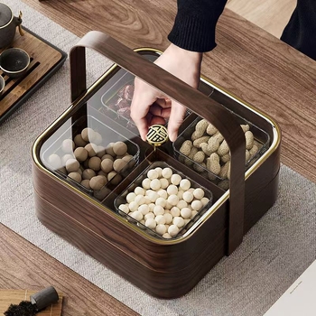 Shengshi plastična posuda za sušeno voće i kutija za pohranu s poklopcem, jednostavan stil