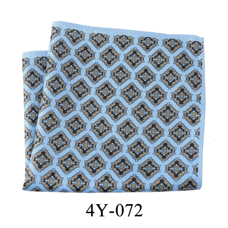 Kabatas lakatiņš Cashew Flower sērijā, ziedu raksts, poliestera-satīns, divpusēja drukāšana, vienslāņu oderējums, 76 gatavi modeļi