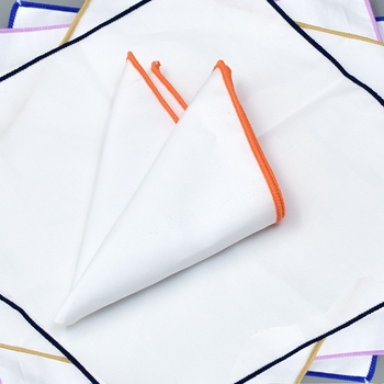 Kokvilnas kabatas lakatiņš uzvalkam, monohromatisks raksts, Jacquard audums, kokvilnas odere