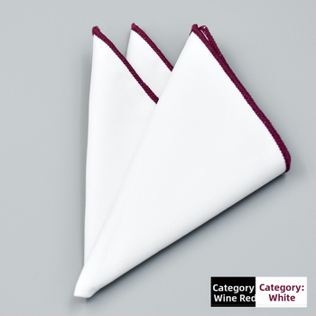 Kokvilnas kabatas lakatiņš uzvalkam, monohromatisks raksts, Jacquard audums, kokvilnas odere